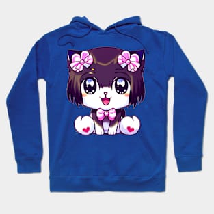 Cute kawaii kitten Hoodie